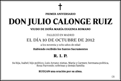 Julio Calonge Ruiz